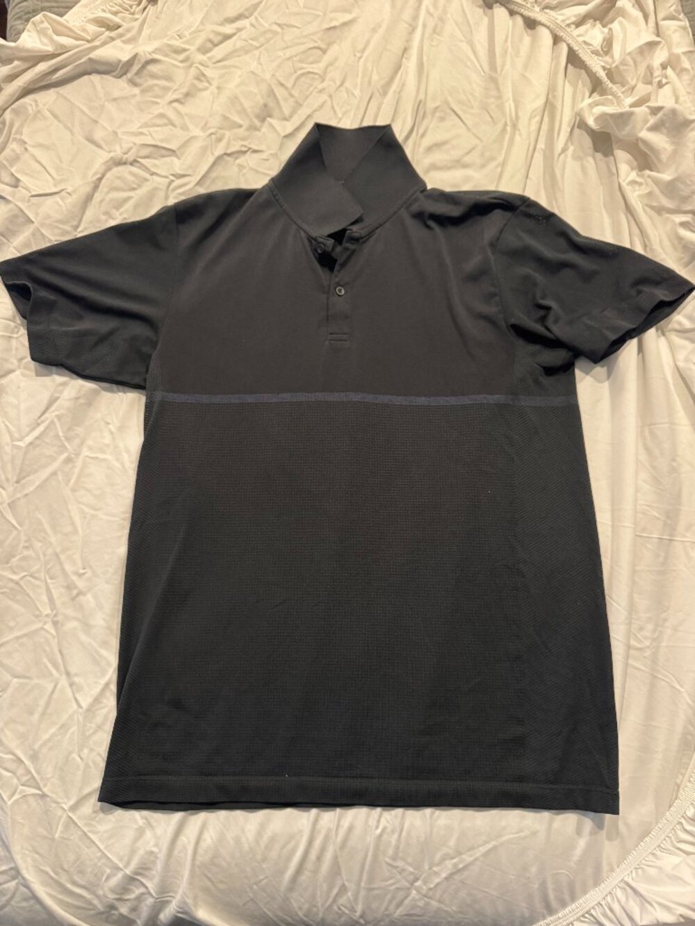 Uniqlo Dry-Ex Black Polo Shirt size L